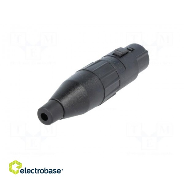 Plug | XLR | female | PIN: 3 | straight | for cable | soldering | tinned image 5