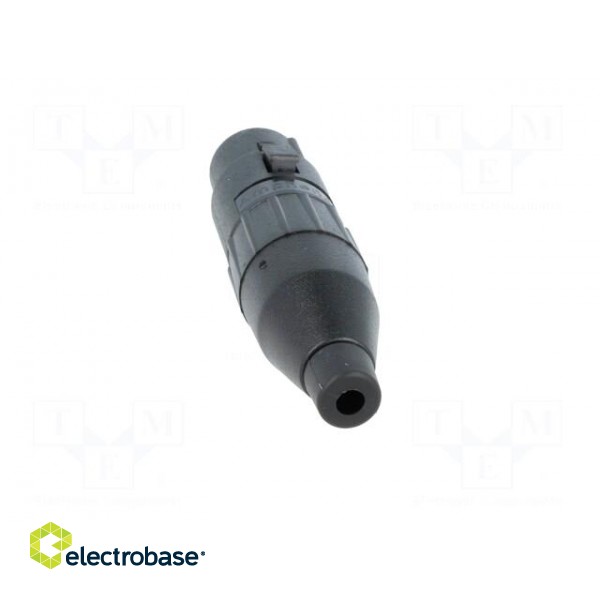Plug | XLR | female | PIN: 3 | straight | for cable | soldering | tinned image 4
