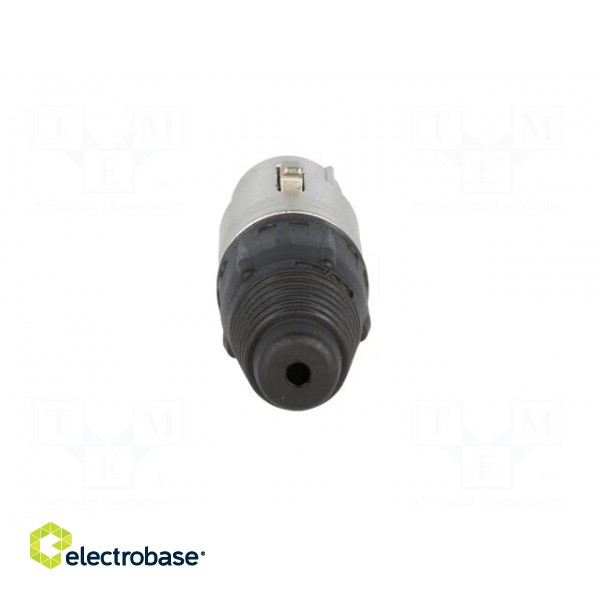 Plug | XLR | female | PIN: 4 | straight | for cable | soldering | 10A paveikslėlis 5