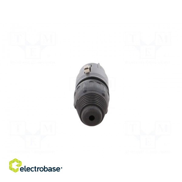 Plug | XLR | female | PIN: 4 | straight | for cable | soldering | 10A image 5