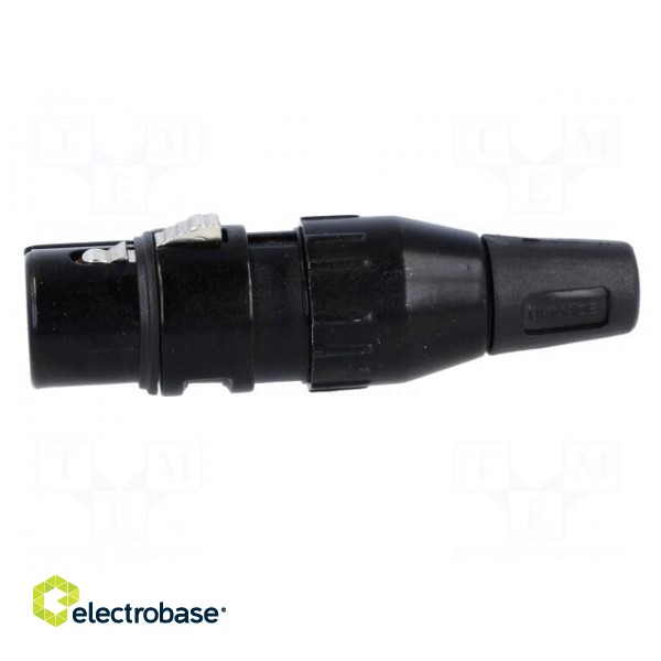 Plug | XLR | female | PIN: 5 | straight | for cable | soldering | 50V | 7.5A фото 3