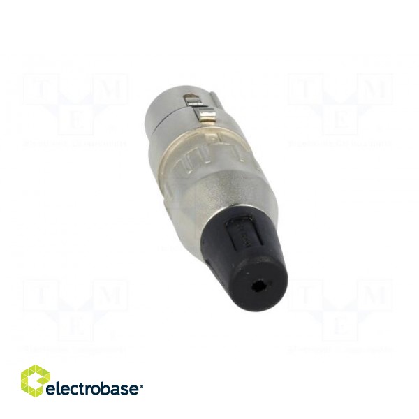 Plug | XLR | female | PIN: 5 | straight | for cable | soldering | 50V | 7.5A фото 5
