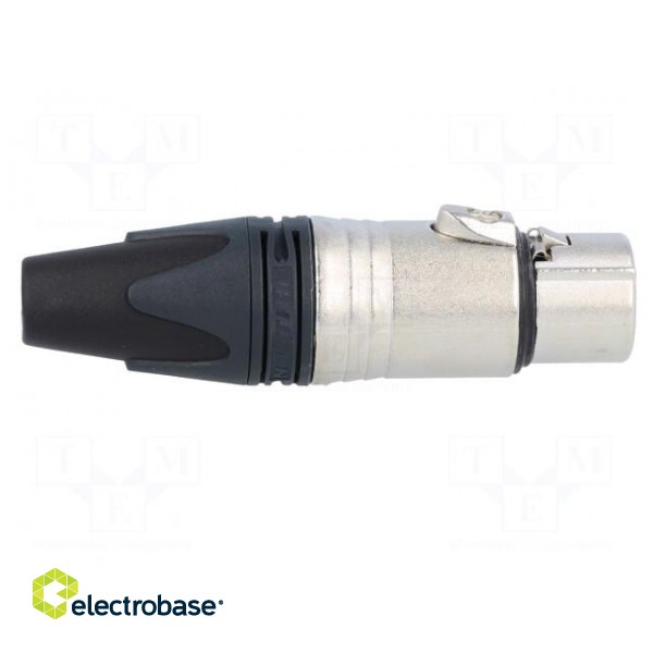 Plug | XLR | female | PIN: 5 | straight | for cable | soldering | 7.5A | 1mm2 image 7