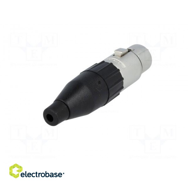 Plug | XLR | female | PIN: 5 | straight | for cable | soldering | tinned фото 6