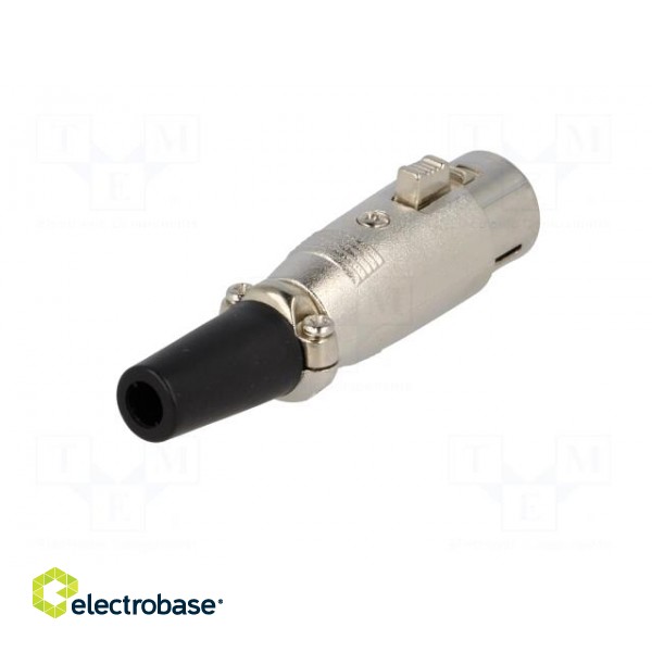 Plug | XLR | female | PIN: 7 | straight | for cable фото 6
