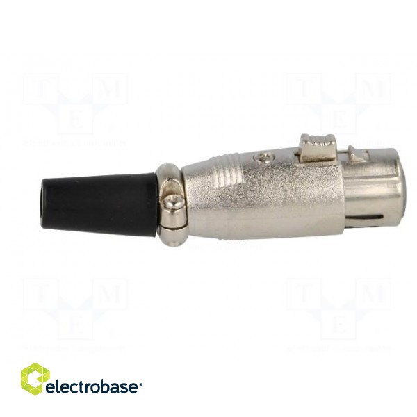 Plug | XLR | female | PIN: 7 | straight | for cable фото 7