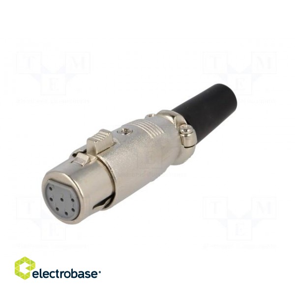 Plug | XLR | female | PIN: 7 | straight | for cable image 2