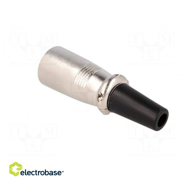 Plug | XLR | male | PIN: 3 | straight | for cable image 4
