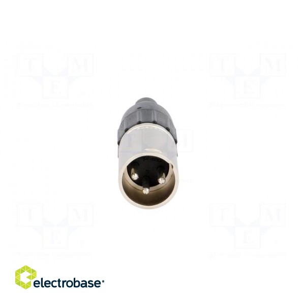 Plug | XLR | male | PIN: 3 | straight | for cable | soldering | 133V | 15A image 9