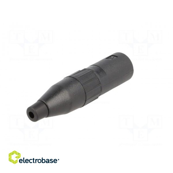 Plug | XLR | male | PIN: 3 | straight | for cable | soldering | 133V | 15A image 6