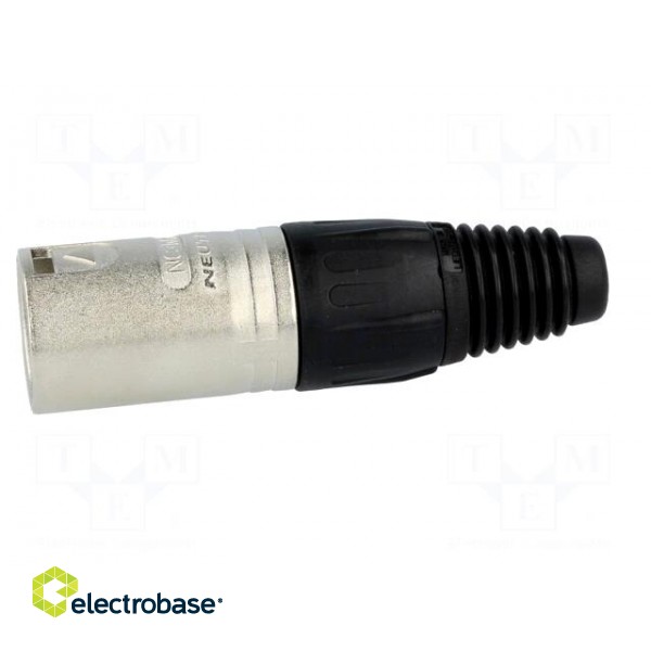Plug | XLR | male | PIN: 3 | straight | for cable | soldering | 16A | 3.5÷8mm image 3