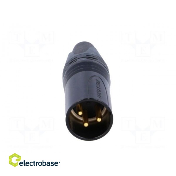 Plug | XLR | male | PIN: 3 | straight | for cable | soldering | 16A | 14AWG image 9