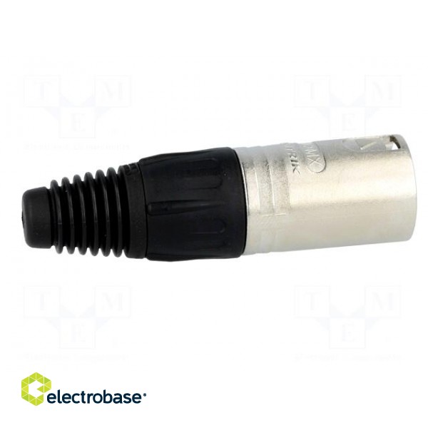 Plug | XLR | male | PIN: 3 | straight | for cable | soldering | 16A | 3.5÷8mm image 7