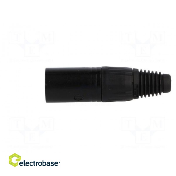 Plug | XLR | male | PIN: 3 | straight | for cable | soldering | 3.5÷8mm | X image 3