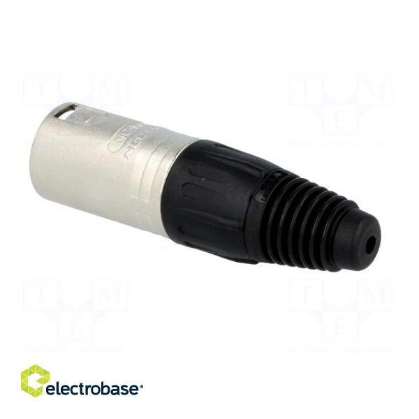 Plug | XLR | male | PIN: 3 | straight | for cable | soldering | 3.5÷8mm | X image 4