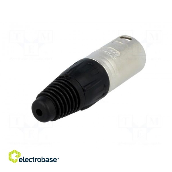 Plug | XLR | male | PIN: 3 | straight | for cable | soldering | 3.5÷8mm | X image 6