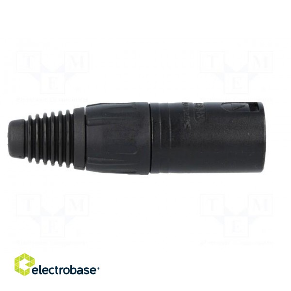 Plug | XLR | male | PIN: 3 | straight | for cable | soldering | 16A | 3.5÷8mm image 7