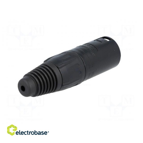 Plug | XLR | male | PIN: 3 | straight | for cable | soldering | 3.5÷8mm | X image 6