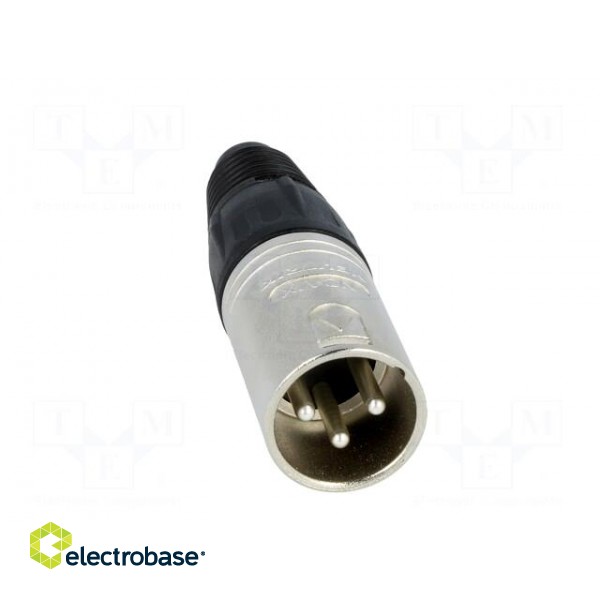 Plug | XLR | male | PIN: 3 | straight | for cable | soldering | 3.5÷8mm | X image 9