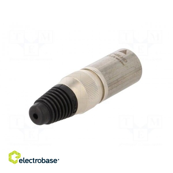 Plug | XLR | male | PIN: 3 | straight | for cable | soldering | 16A | 3.5÷8mm фото 6