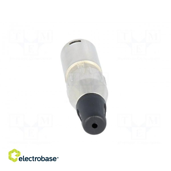Plug | XLR | male | PIN: 3 | straight | for cable | soldering | 50V | 15A image 5
