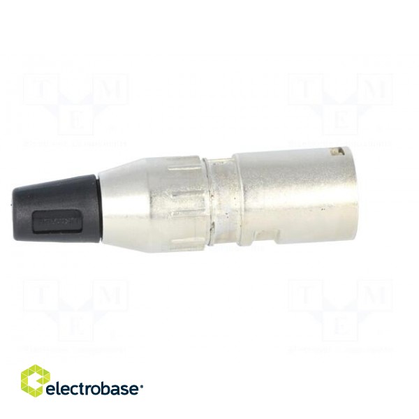 Plug | XLR | male | PIN: 3 | straight | for cable | soldering | 50V | 15A фото 7