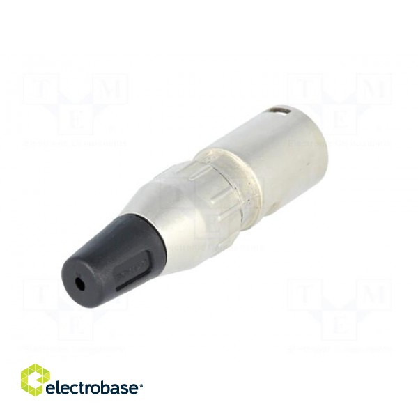 Plug | XLR | male | PIN: 3 | straight | for cable | soldering | 50V | 15A image 6