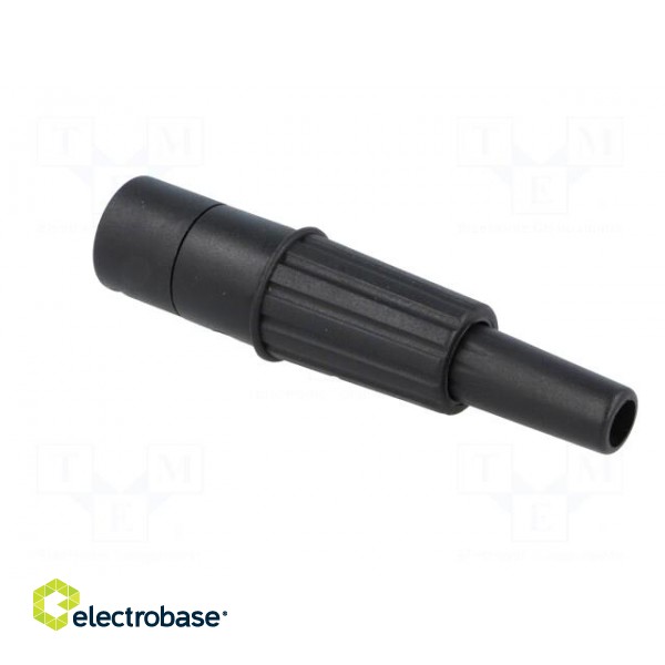 Plug | XLR | male | PIN: 3 | straight | for cable | soldering | black | 16A image 4