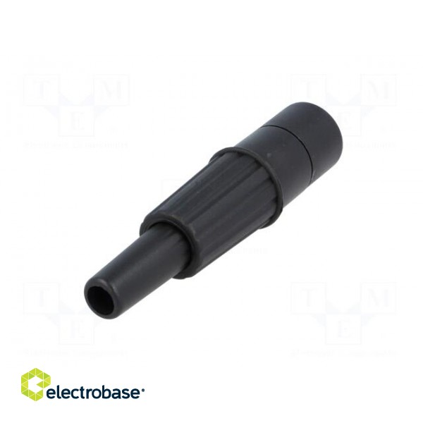 Plug | XLR | male | PIN: 3 | straight | for cable | soldering | black | 16A image 6