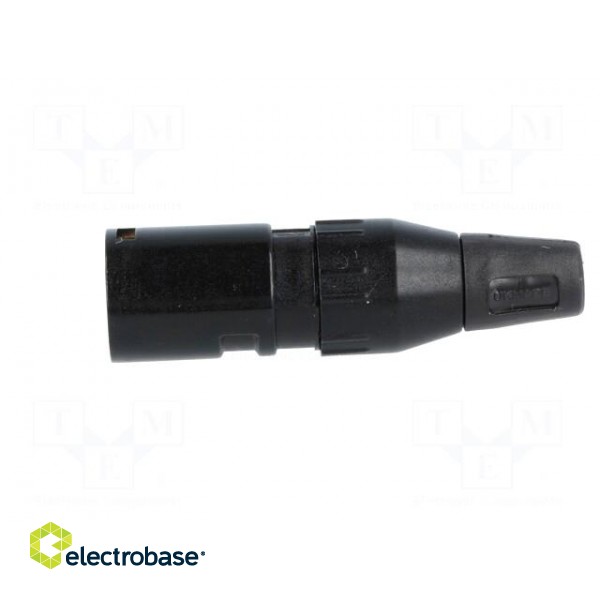 Plug | XLR | male | PIN: 3 | straight | for cable | soldering | gold-plated image 3
