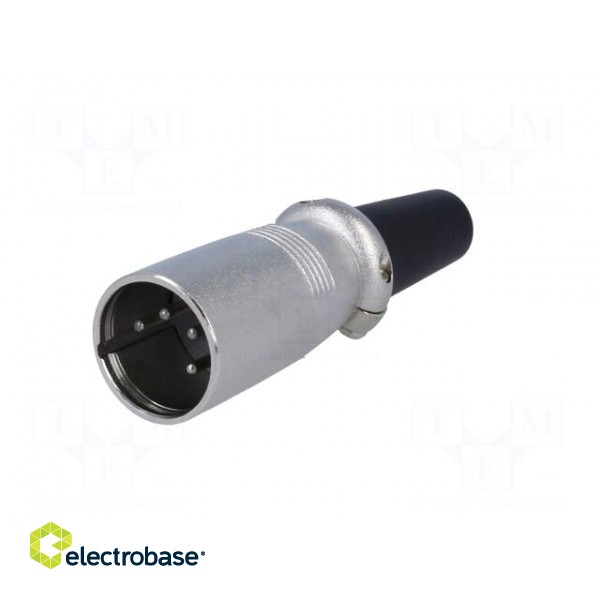 Plug | XLR | male | PIN: 4 | straight | for cable image 2