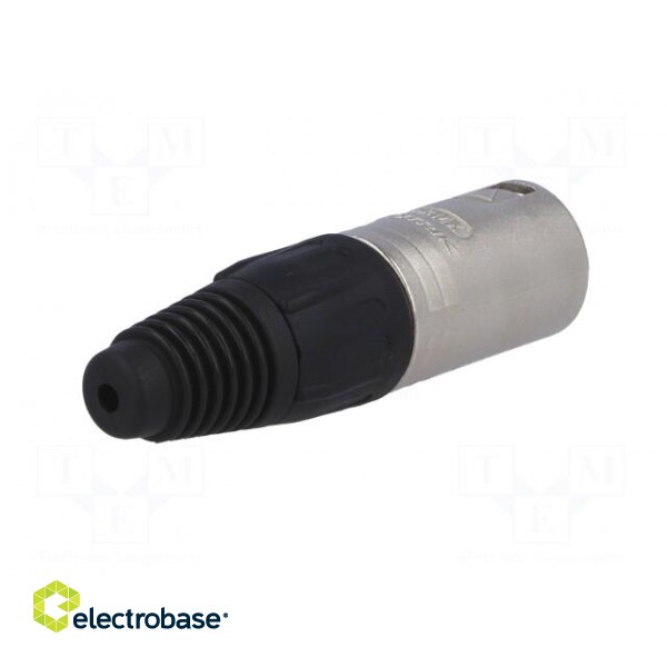 Plug | XLR | male | PIN: 4 | straight | for cable | soldering | 10A | 3.5÷8mm image 6