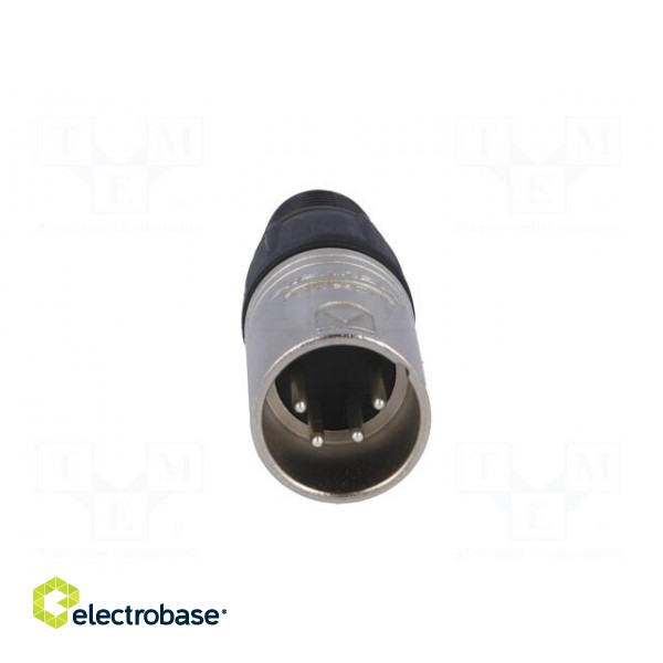 Plug | XLR | male | PIN: 4 | straight | for cable | soldering | 10A | 3.5÷8mm image 9