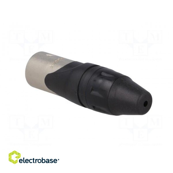 Plug | XLR | male | PIN: 4 | straight | for cable | soldering | 133V | 10A image 4