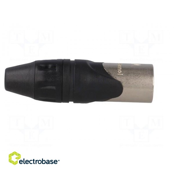 Plug | XLR | male | PIN: 4 | straight | for cable | soldering | 133V | 10A image 7