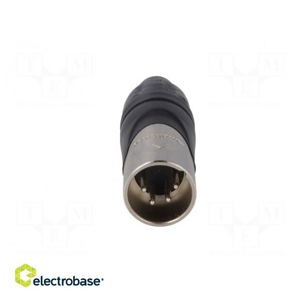 Plug | XLR | male | PIN: 4 | straight | for cable | soldering | 133V | 10A фото 9