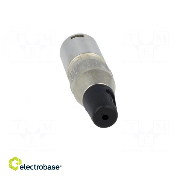 Plug | XLR | male | PIN: 4 | straight | for cable | soldering | 50V | 10A paveikslėlis 5