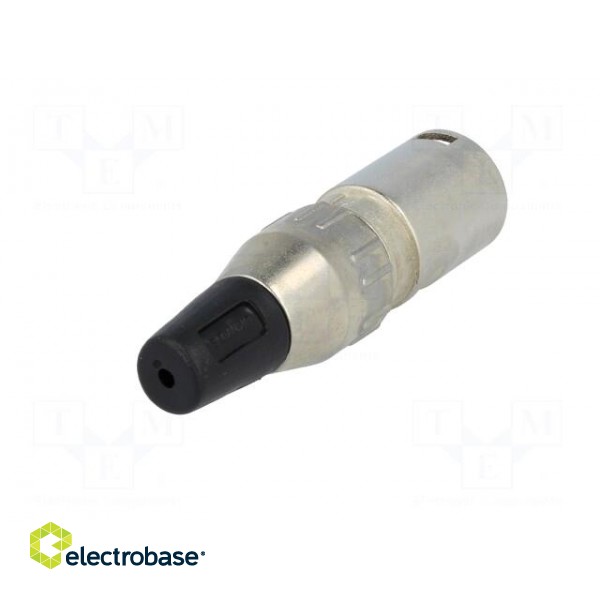 Plug | XLR | male | PIN: 4 | straight | for cable | soldering | 50V | 10A image 6