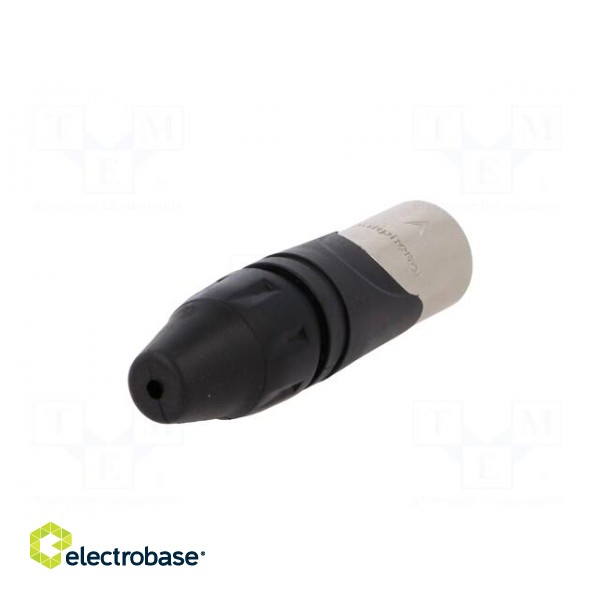 Plug | XLR | male | PIN: 5 | straight | for cable | soldering | 133V | 7.5A фото 6