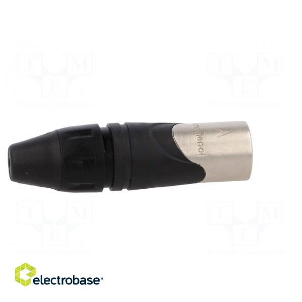 Plug | XLR | male | PIN: 5 | straight | for cable | soldering | 133V | 7.5A image 7
