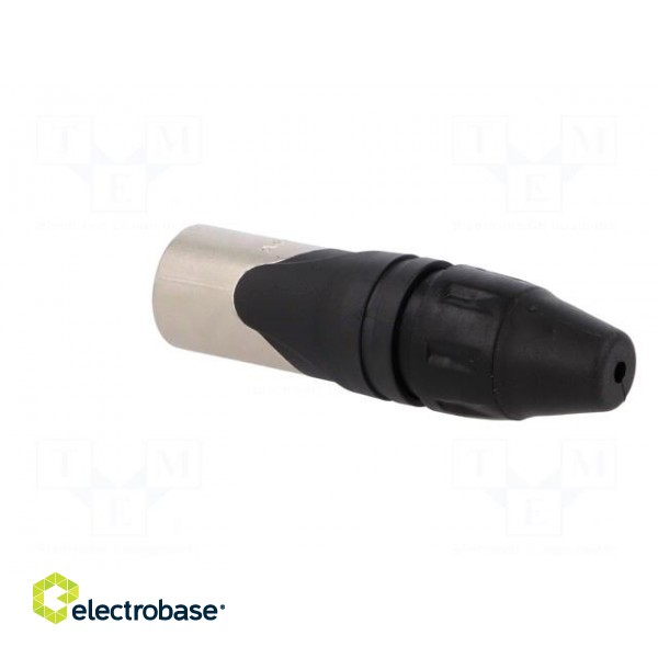 Plug | XLR | male | PIN: 5 | straight | for cable | soldering | 133V | 7.5A image 4