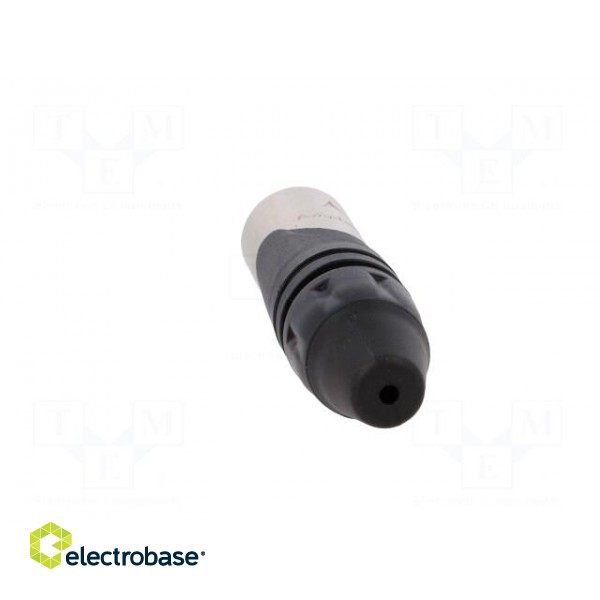 Plug | XLR | male | PIN: 5 | straight | for cable | soldering | 133V | 7.5A image 5