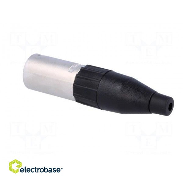 Plug | XLR | male | PIN: 5 | straight | for cable | soldering | 133V | 7.5A paveikslėlis 4