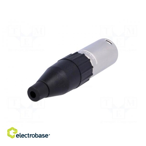 Plug | XLR | male | PIN: 5 | straight | for cable | soldering | 133V | 7.5A image 6