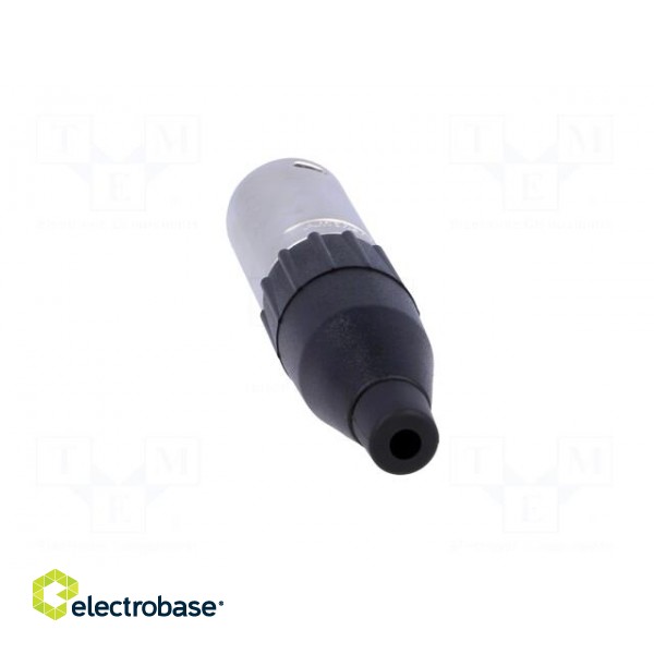 Plug | XLR | male | PIN: 5 | straight | for cable | soldering | 133V | 7.5A image 5