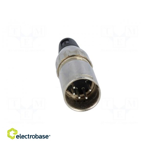 Plug | XLR | male | PIN: 5 | straight | for cable | soldering | 50V | 7.5A фото 9