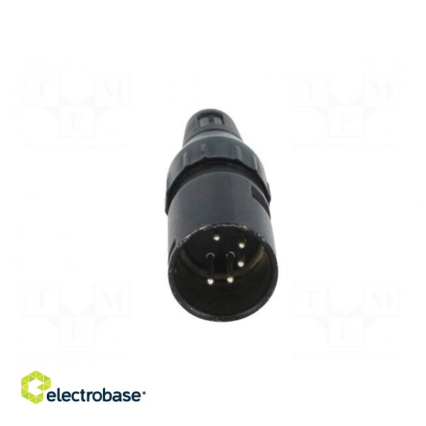 Plug | XLR | male | PIN: 5 | straight | for cable | soldering | 50V | 7.5A image 9