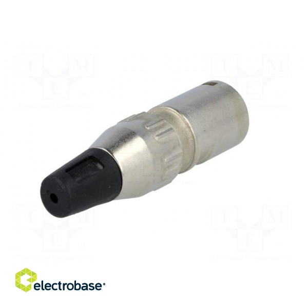 Plug | XLR | male | PIN: 5 | straight | for cable | soldering | 50V | 7.5A фото 6