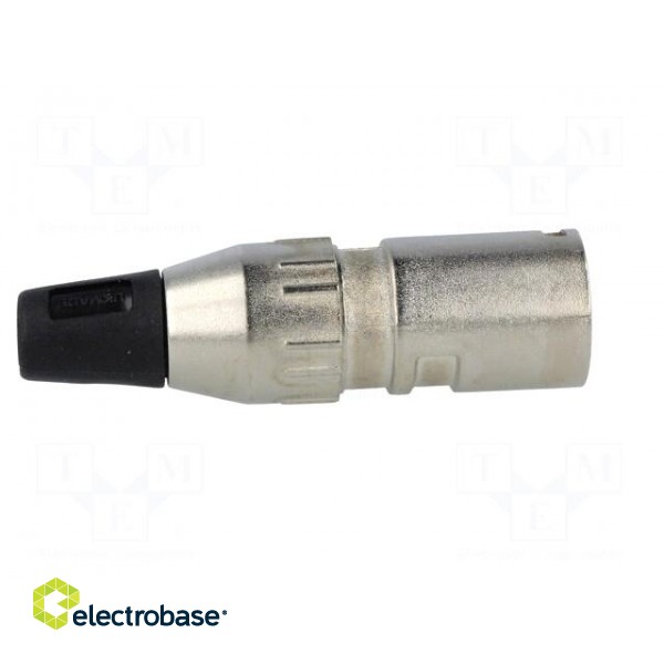 Plug | XLR | male | PIN: 5 | straight | for cable | soldering | 50V | 7.5A фото 7