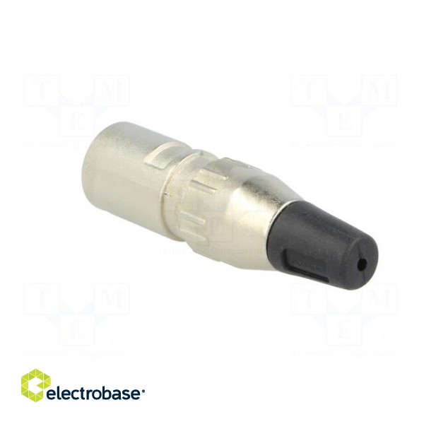 Plug | XLR | male | PIN: 5 | straight | for cable | soldering | gold-plated image 4